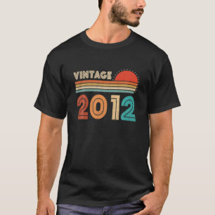 Geburtstagsgeschenk - Vintag 2012 Retro-Tag 9 Jahr T-Shirt