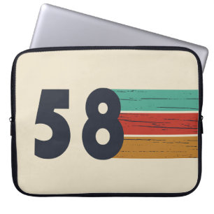 Geburtstagsgeschenk Vintage 1958 Laptopschutzhülle