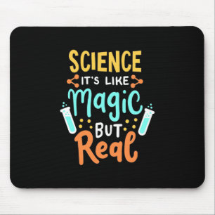 Geburtstagsgeschenk Wissenschaft ist wie Magie Mousepad