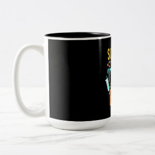 Geburtstagsgeschenk Wissenschaft ist wie Magie Zweifarbige Tasse