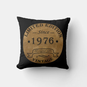 Geburtstagsgeschenk zum 50. für Jahrgang 1976 Kissen