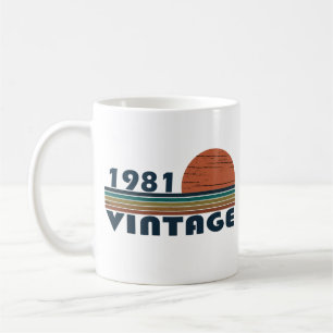 Geburtstagsgeschenk zum Jahrgang 1981 Kaffeetasse