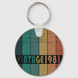 Geburtstagsgeschenk zum Jahrgang 1981 Schlüsselanhänger