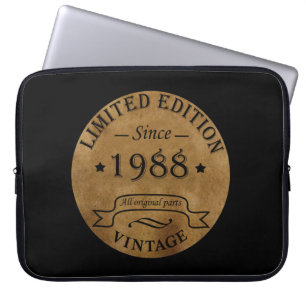 Geburtstagsgeschenk zum Jahrgang 1988 Laptopschutzhülle