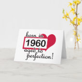 Geburtstagsgeschenke, 1960 karte (Gelbe Blume)
