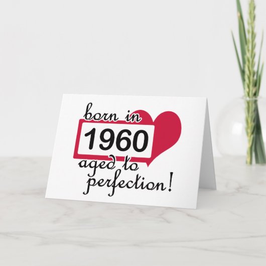 Geburtstagsgeschenke, 1960 karte (Vorderseite)