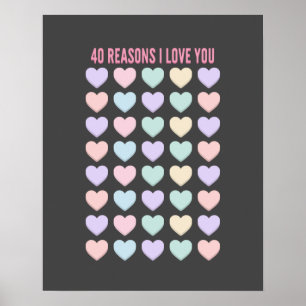 Geburtstagsgeschenke - 40. Geschenke Poster