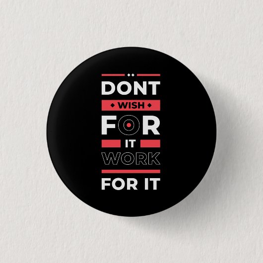 Geburtstagsgeschenke Arbeit für sie Button (Vorderseite)