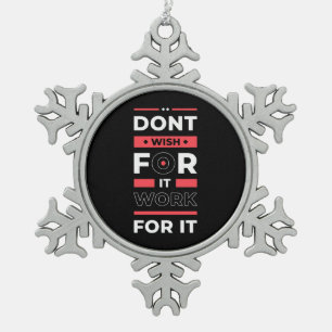 Geburtstagsgeschenke Arbeit für sie Schneeflocken Zinn-Ornament