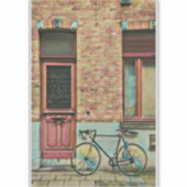 Geburtstagsgeschenke für Fahrradfreunde Aufkleber (Vorderseite)
