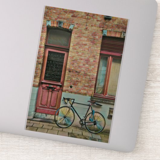 Geburtstagsgeschenke für Fahrradfreunde Aufkleber (Detail)