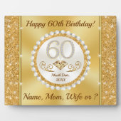 Geburtstagsgeschenke für sie, PERSONALISIERT Fotoplatte (Vorderseite)