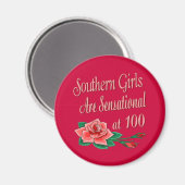 Geburtstagsgeschenke für Südmädchen Magnet (Vorderseite/Rückseite)