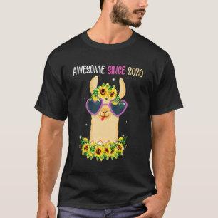 Geburtstagsgeschenke Llama Phantastisch seit 2020  T-Shirt