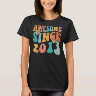 Geburtstagsgeschenke Phantastisch seit 2013 10 Jah T-Shirt