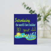 Geburtstagsgeschenke Postkarte (Stehend Vorderseite)