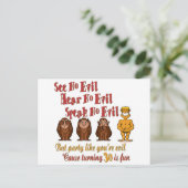 Geburtstagsgeschenke Postkarte (Stehend Vorderseite)