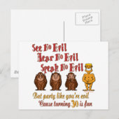 Geburtstagsgeschenke Postkarte (Vorne/Hinten)