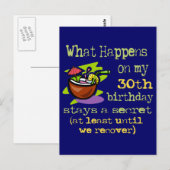 Geburtstagsgeschenke Postkarte (Vorne/Hinten)
