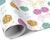 Geburtstagsgeschenkpapier Geschenkpapier (Rolleneckpunkt)