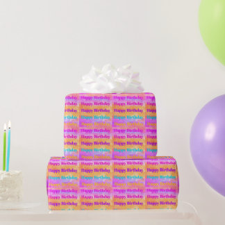Geburtstagsgeschenkpapier Geschenkpapier