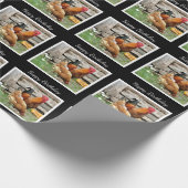 Geburtstagsgeschenkpapier / Hühnerhof Geschenkpapier (Ecke)