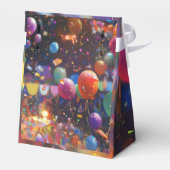 Geburtstagsgeschenktasche, Ballongeschenktasche, P Geschenkschachtel (Rückseite)