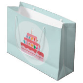Geburtstagsgeschenktasche Große Geschenktüte (Vorderseite Schrägansicht)