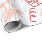 Geburtstagsgeschenkverpackung  geschenkpapier (Rolleneckpunkt)