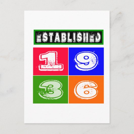 Geburtstagsgeschmacksmuster 1936 postkarte (Vorderseite)