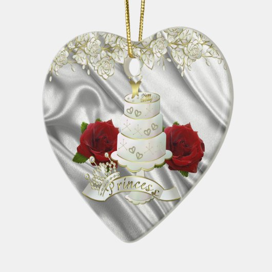 Geburtstagsgeschmuck Keramik Ornament (Links)