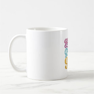 Geburtstagsgirl 9 Einhorn Vintage Gravur Design_1 Kaffeetasse