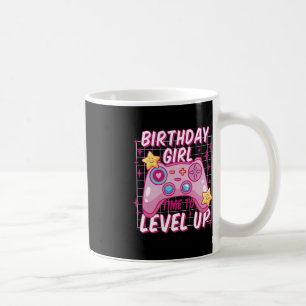 GeburtstagsGirl Time to Level Up Video Game Geburt Kaffeetasse