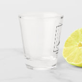 Geburtstagsglas, Geburtstagsfasan, Vogel Schnapsglas (Links)