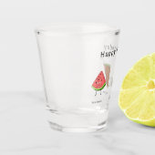 Geburtstagsglas Wassermelone Zucker High Shotglas Schnapsglas (Links)