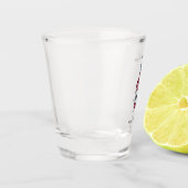 Geburtstagsglas, Wein Thema  Schnapsglas (Links)