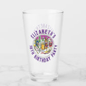 Geburtstagsglass im Alter von 18 Jahren Glas (Vorderseite)