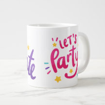 "Geburtstagsglück", "Party Time" Feier-Tasse