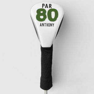 Geburtstagsgolfer Lustig 80. glücklicher Vater Par Golf Headcover