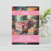 Geburtstagsgratis Einladung (Stehend Vorderseite)