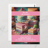 Geburtstagsgratis Postkarte (Vorne/Hinten)