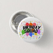 Geburtstagsgruppe Button (Vorne & Hinten)