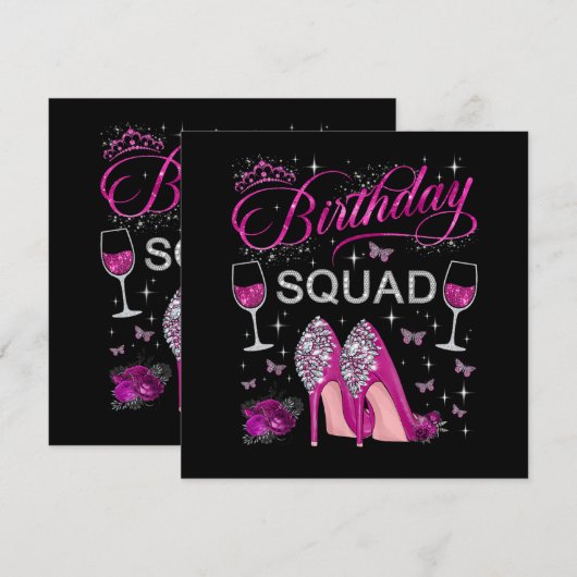 Geburtstagsgruppe Schmetterlinge (Vorne/Hinten)