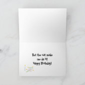 Geburtstagsgruß ~ Neufundland-Hund Karte (Innenseite)