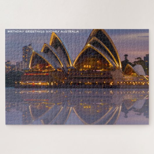 Geburtstagsgrüße aus Sydney Puzzle (Horizontal)