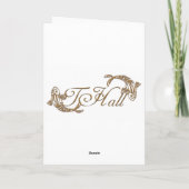 Geburtstagsgrüße Beine rot Karte (Rückseite)