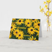 Geburtstagsgrüße Karte (Gelbe Blume)