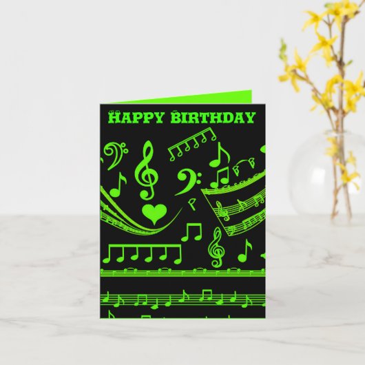 Geburtstagsgrüße_ Karte (Gelbe Blume)