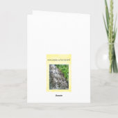 Geburtstagsgrüße Karte (Rückseite)