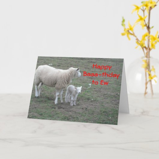 Geburtstagsgrüße Karte (Gelbe Blume)